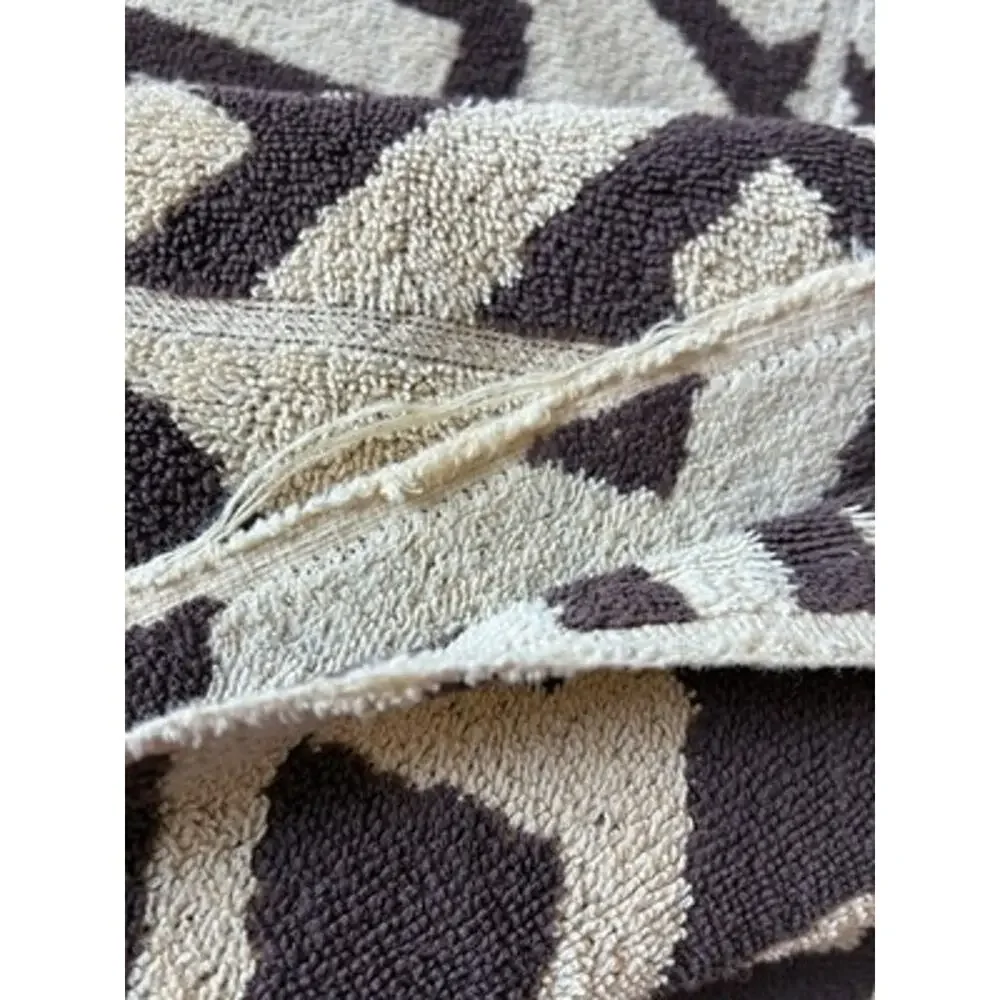 Vtg 80s Ralph Lauren Bath Towels Lot 3 Chevron Geometric Aztec Brown 27x48’ USA
